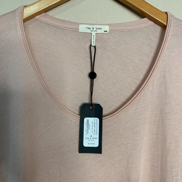rag & bone Blush Long Sleeve Tee – Size M - Picture 4 of 8